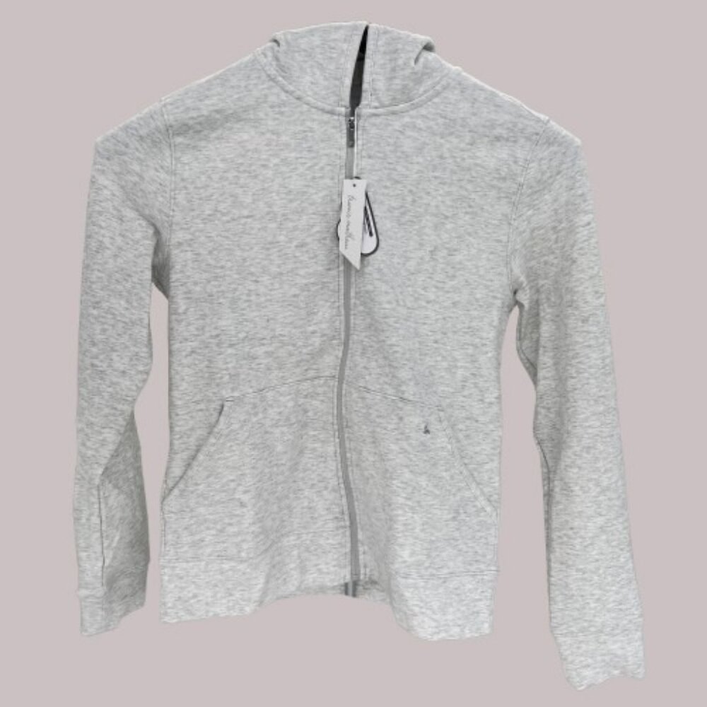 Travis Mathew Women’s Cloud Full Zip Hoodie Heather Light Grey XS, XL